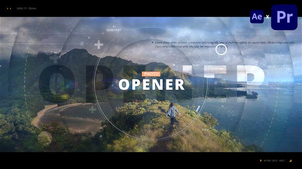 Videohive Photography Parallax Opener