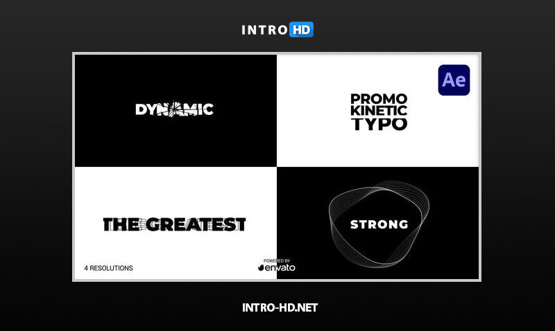 Videohive Promo Kinetic Typography