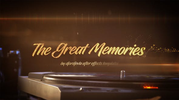 Videohive The Great Memories