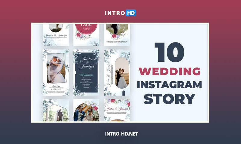 Videohive Wedding Instagram Story Pack Wedding Invitation