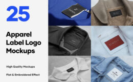 25 Apparel Tag & Labels Logo Mockups