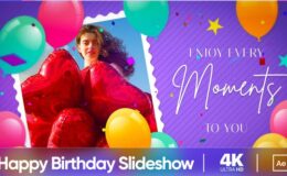 Videohive Bright Happy Birthday Slideshow