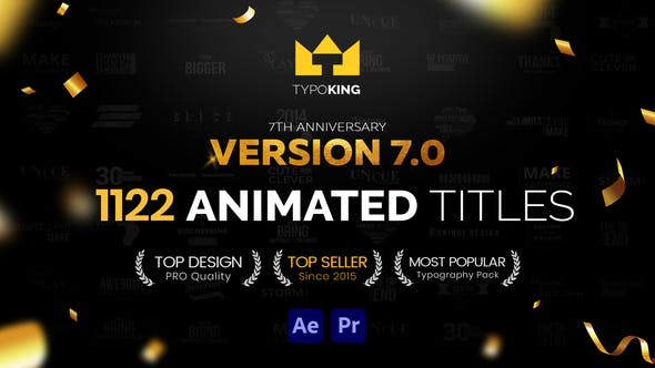 Videohive TypoKing | Title Animation – Kinetic Typography Text V7