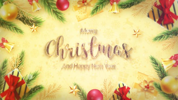 New Year and Merry Christmas Ident – Videohive