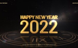 New Year Countdown 2022 3D – Videohive