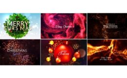 Videohive Abstract Titles | Christmas Sparkle
