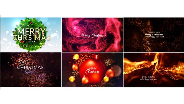 Videohive Abstract Titles | Christmas Sparkle