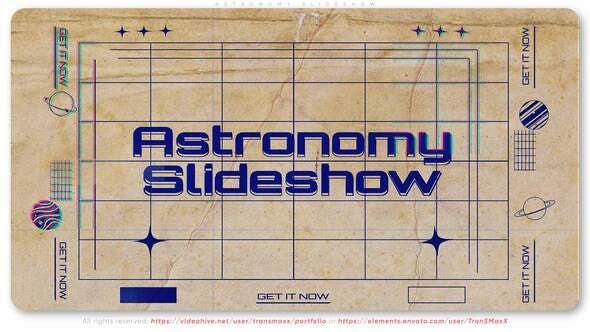 Videohive Astronomy Slideshow