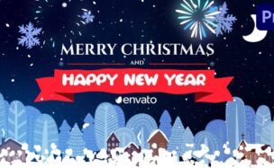 Videohive Cartoon Christmas Greetings for Premiere Pro