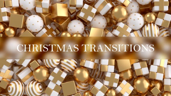 Videohive Christmas Balls Transitions