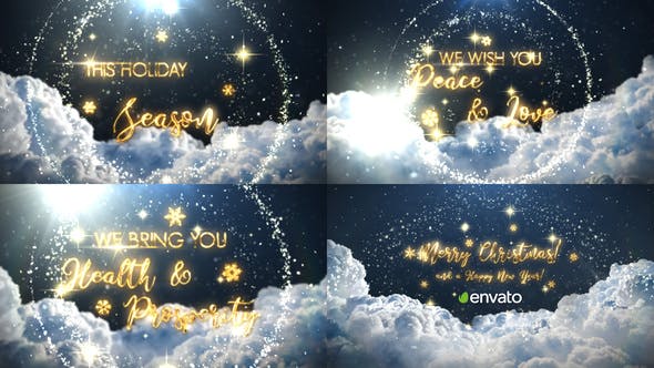 Videohive Christmas Gold Titles