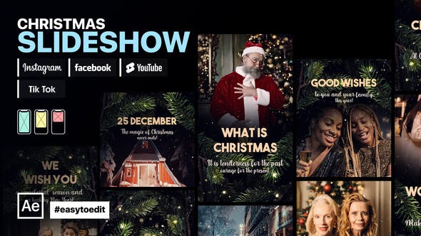 Videohive Christmas Slideshow Instagram Stories