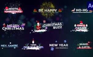 Videohive Christmas Titles for After Effects