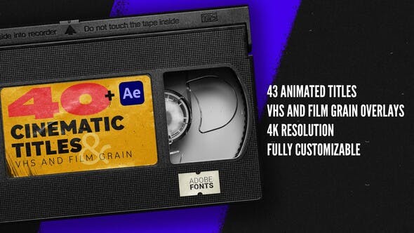 Videohive Cinematic Titles for After Effects