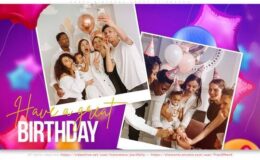 Videohive Happy Birthday Cards Slideshow