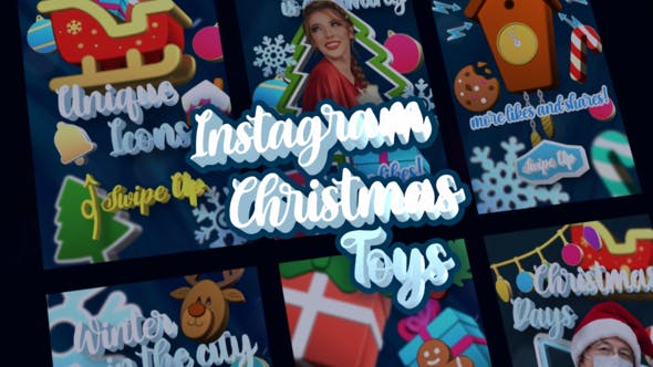 Videohive Instagram Christmas Toys