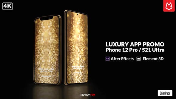 Videohive Luxury Mobile App Promo | Element 3D