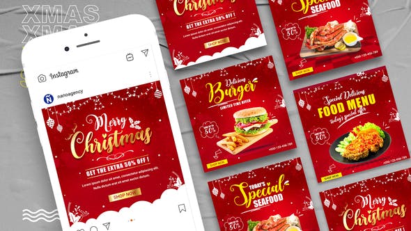Videohive Merry Christmas Sale Banner Template