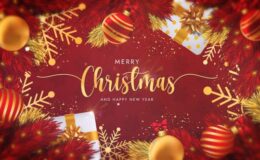Videohive Merry Christmas Text Logo Reveal