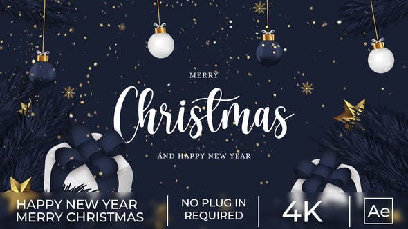 Videohive Merry Christmas and Happy New Year