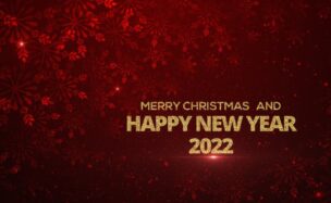 Videohive Red Merry Christmas Wishes