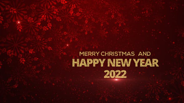 Videohive Red Merry Christmas Wishes