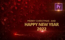 Videohive Red Merry Christmas Wishes Premiere PRO