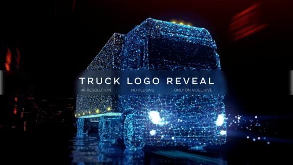 Videohive Truck Logo Reveal