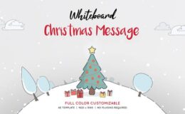 Videohive Whiteboard Christmas Message
