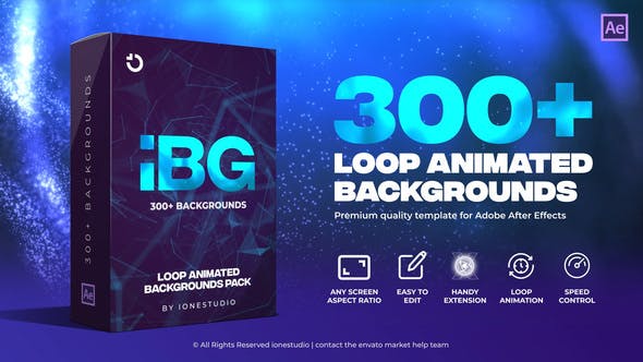 Videohive Ibg 300 Loop Backgrounds