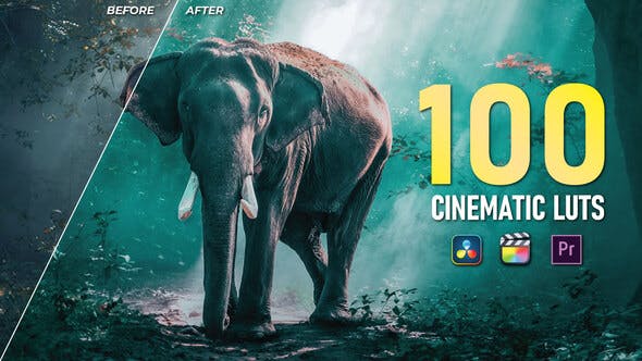 Videohive 100 Cinematic LUTs Color Grading