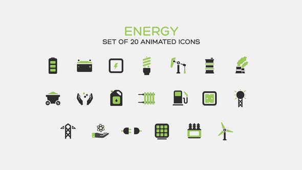 Videohive Energy Icons