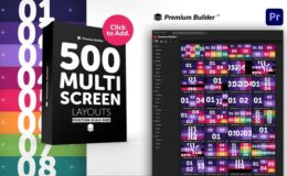 Videohive Multi Screen Layouts Pack for Premiere Pro