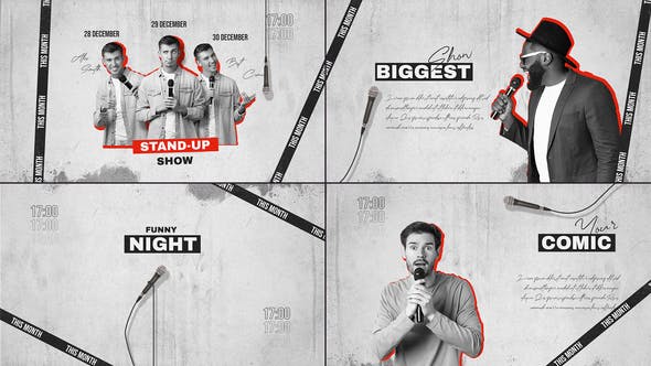 Videohive Stand Up Show Opener