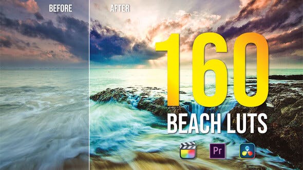 Videohive 160 Beach LUTs Color Grading