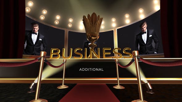 Videohive Award Ceremony 5 Trophies