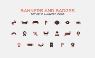 Videohive Banners and Badges Icons