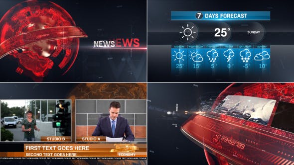 Broadcast Design News Package – Videohive