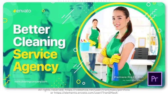 Videohive Cleaning Service Promo 35367511