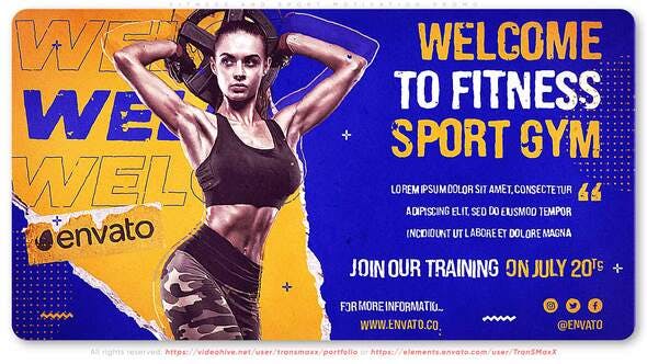 Videohive Fitness And Sport Motivation Promo