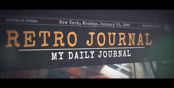 Videohive History in Journal