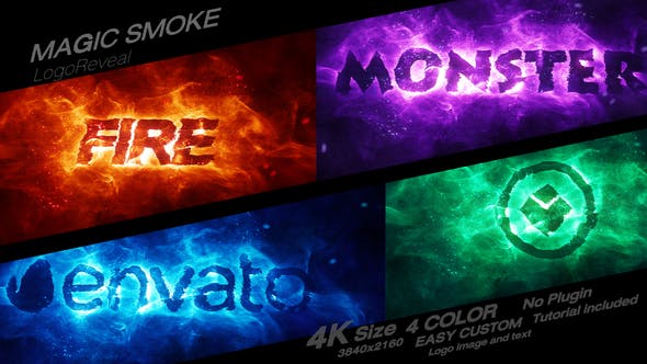 Videohive Magic Smoke Logo Reveal