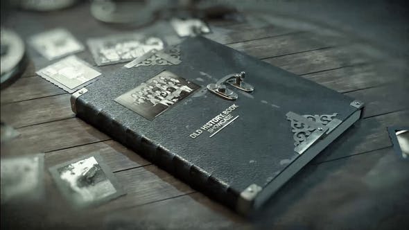 Videohive Old History Book Showcase