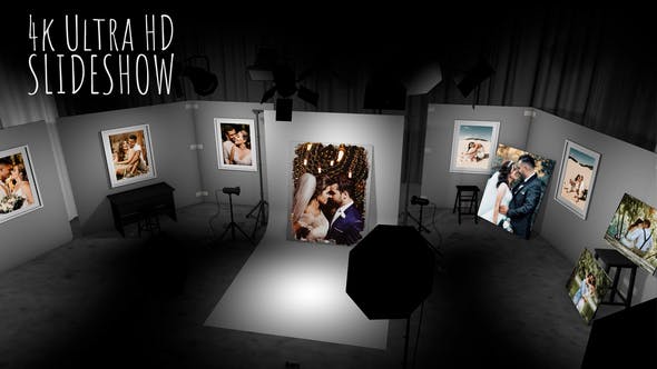 Videohive Photo Exhibition In A Photo Studio