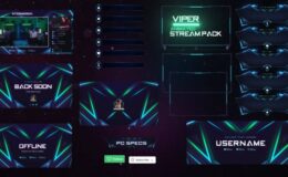 Videohive Viper Stream Pack Overlays