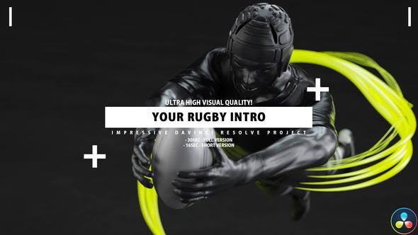 Videohive Your Rugby Intro – Rugby Opener DaVinci Resolve