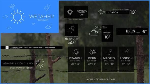 Videohive Weather Forecast Broadcast