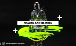 Videohive Gaming Intro Gamer channel opener Apple Motion project