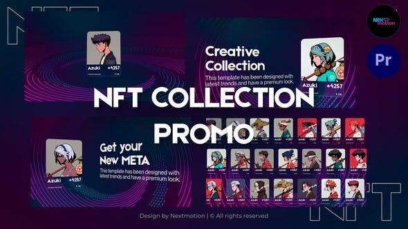 Videohive NFT Collection Promo MOGRT