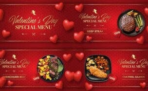 Valentine’s Menu Restaurant Promo B221 – Videohive